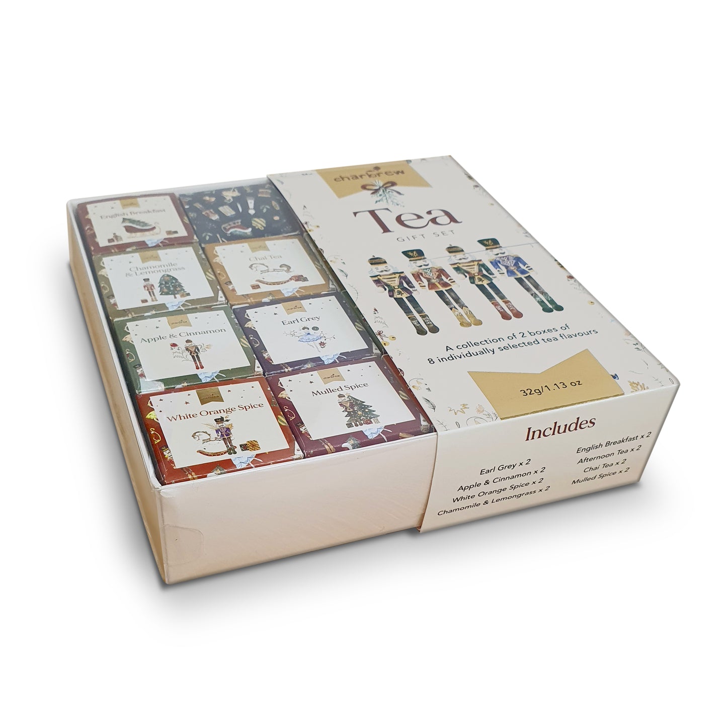 Nutcracker Assortment Tea Box Gift Set - 16 Teabags