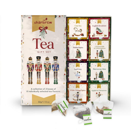 Nutcracker Assortment Tea Box Gift Set - 16 Teabags