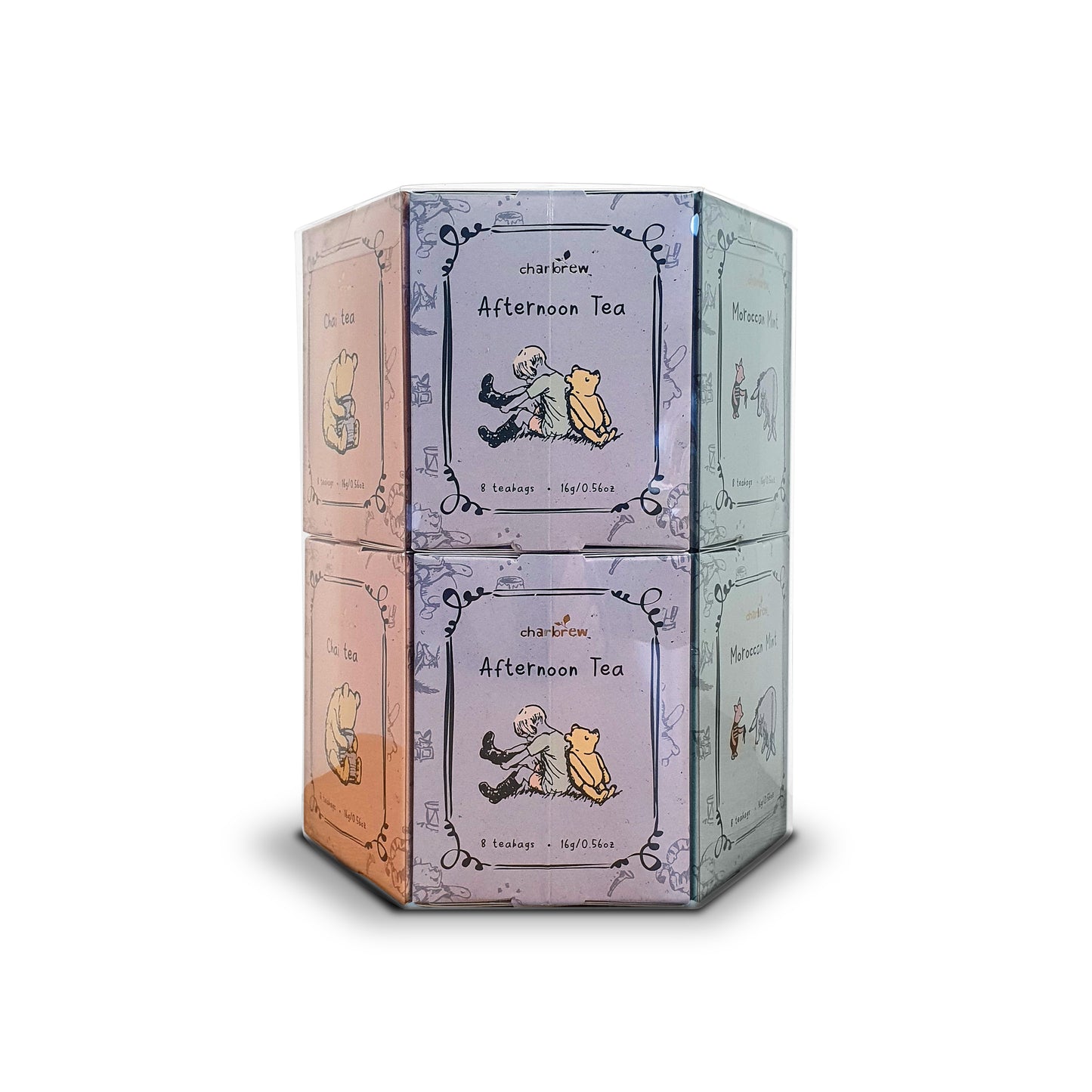 Winnie Double Hex Tea Gift Set - 96 Teabags