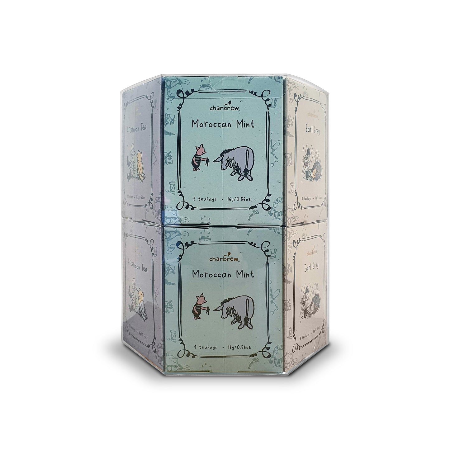 Winnie Double Hex Tea Gift Set - 96 Teabags