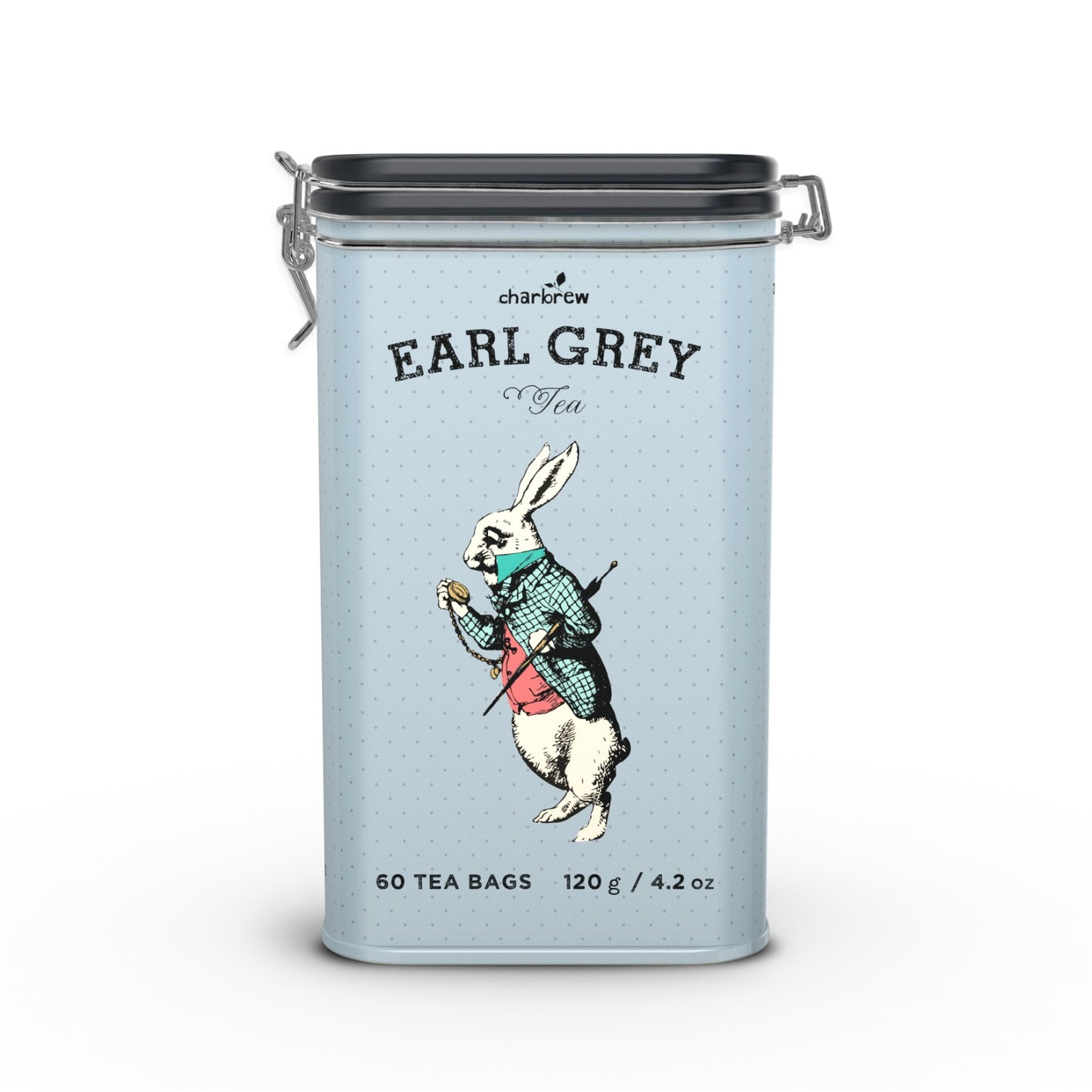 Tea Time Earl Grey Alice In Wonderland Tea Tin - 60 Teabags