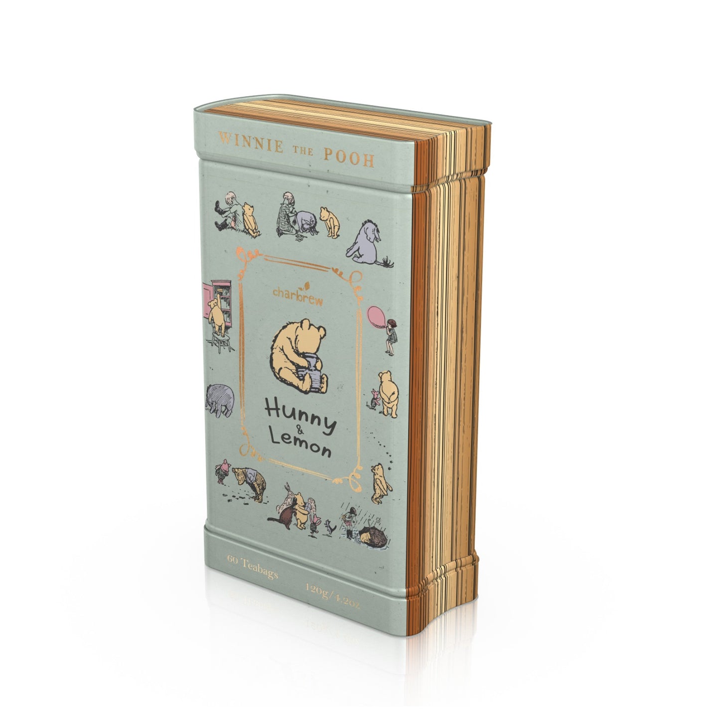 Winnie Hunny & Lemon Tea Tin Book - 60 Teabags
