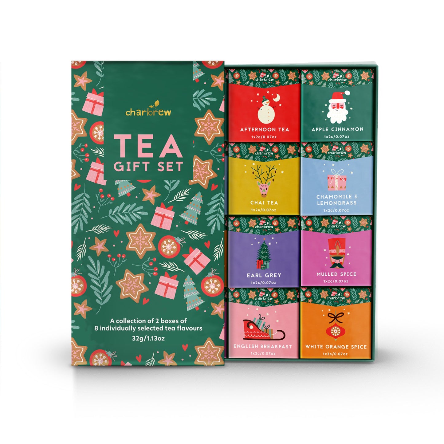 Christmas Characters Tea Box Gift Set - 16 Teabags