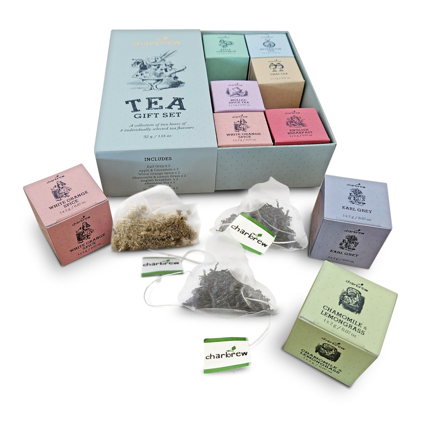 Alice In Wonderland Assortment Tea Box Gift Set - 16 Teabags
