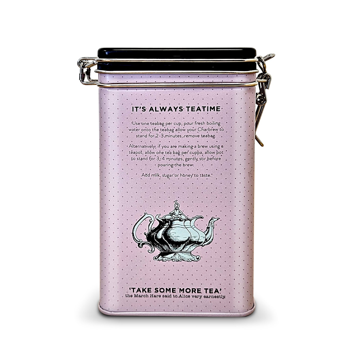 Mad Hatter English Breakfast Tea Tin - 60 Teabags