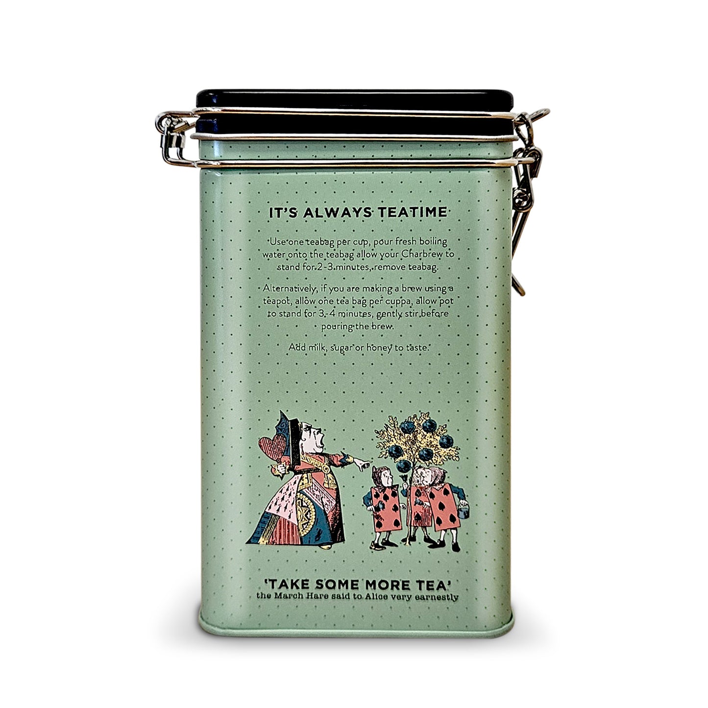 Queen Of Hearts Alice English Breakfast Tea Tin - 60 Teabags