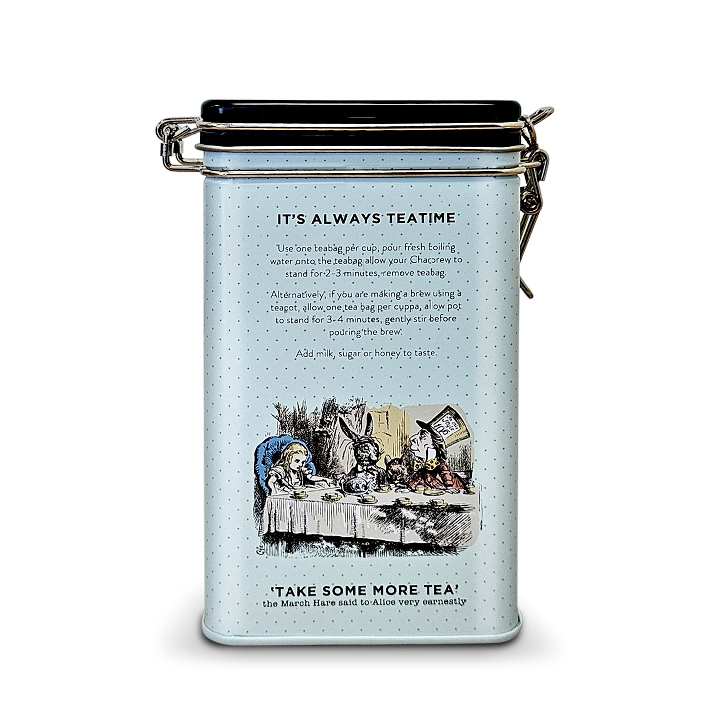 Blue Rabbit Alice English Breakfast Tea Tin - 60 Teabags