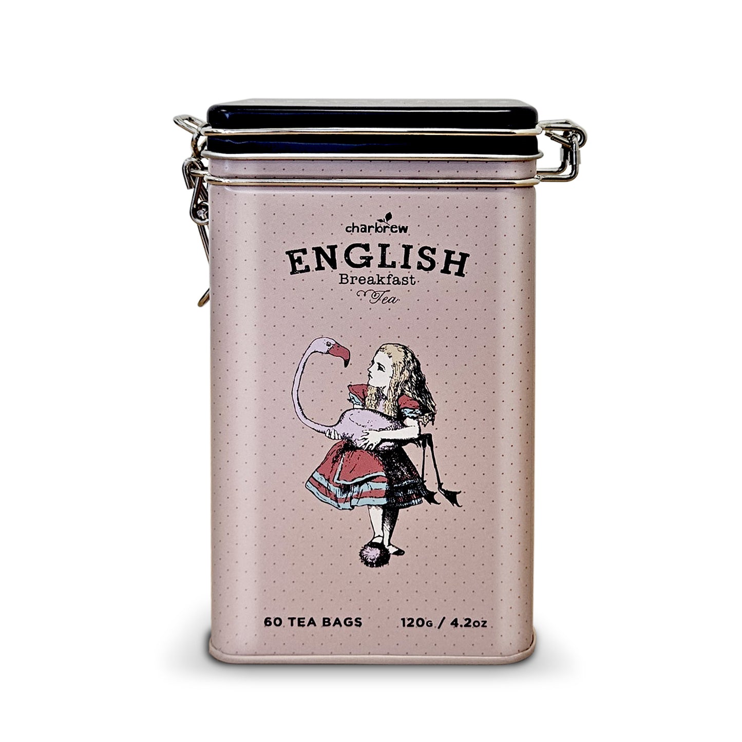 Flamingo Alice English Breakfast Tea Tin - 60 Teabags