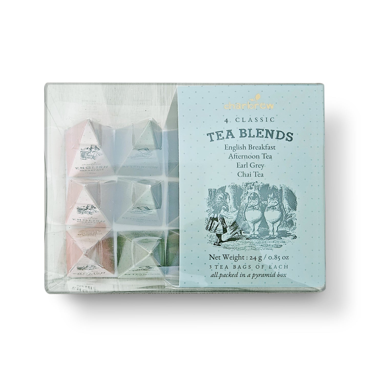 Alice In Wonderland Classic Tea Pyramid Gift Box - 12 Teabags
