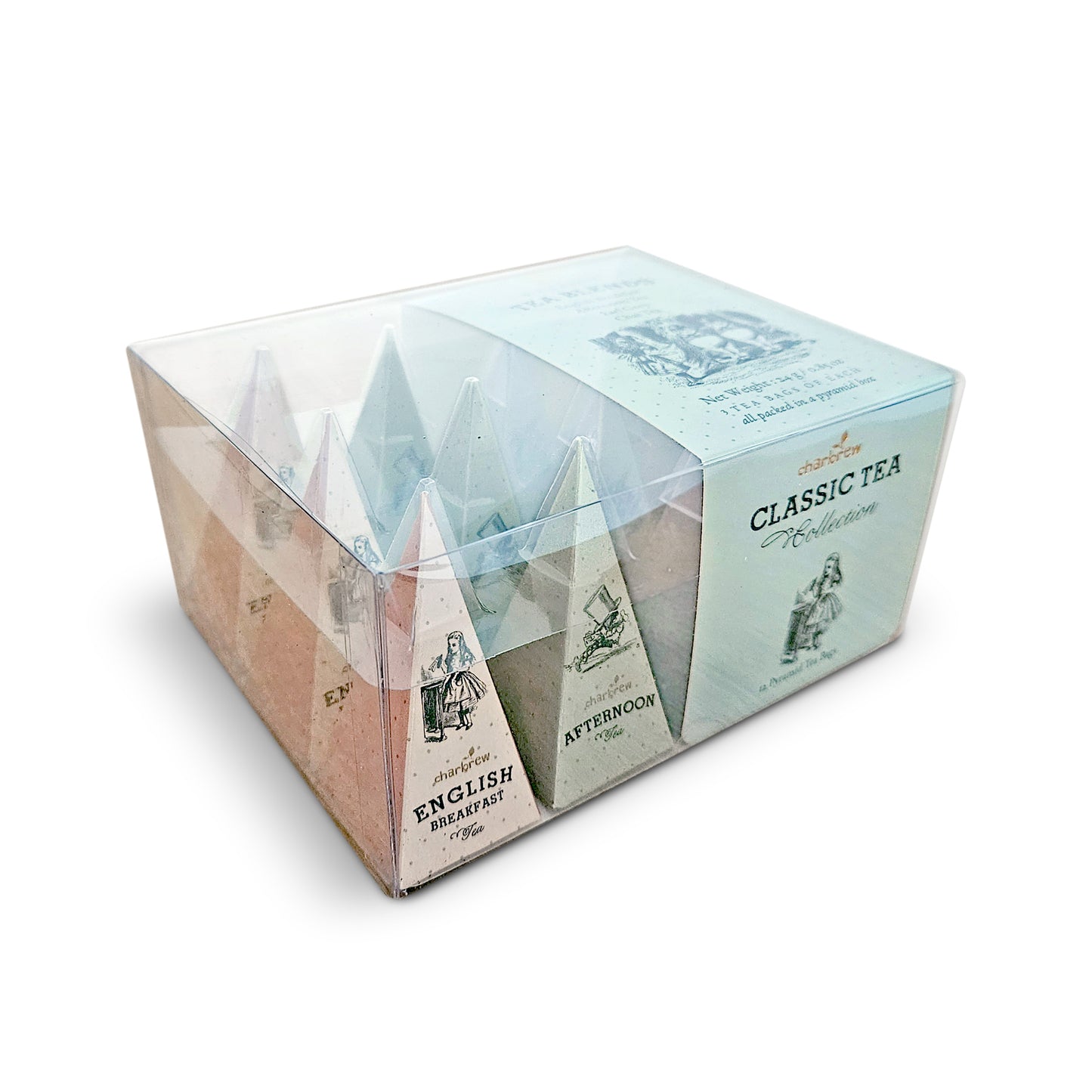 Alice In Wonderland Classic Tea Pyramid Gift Box - 12 Teabags