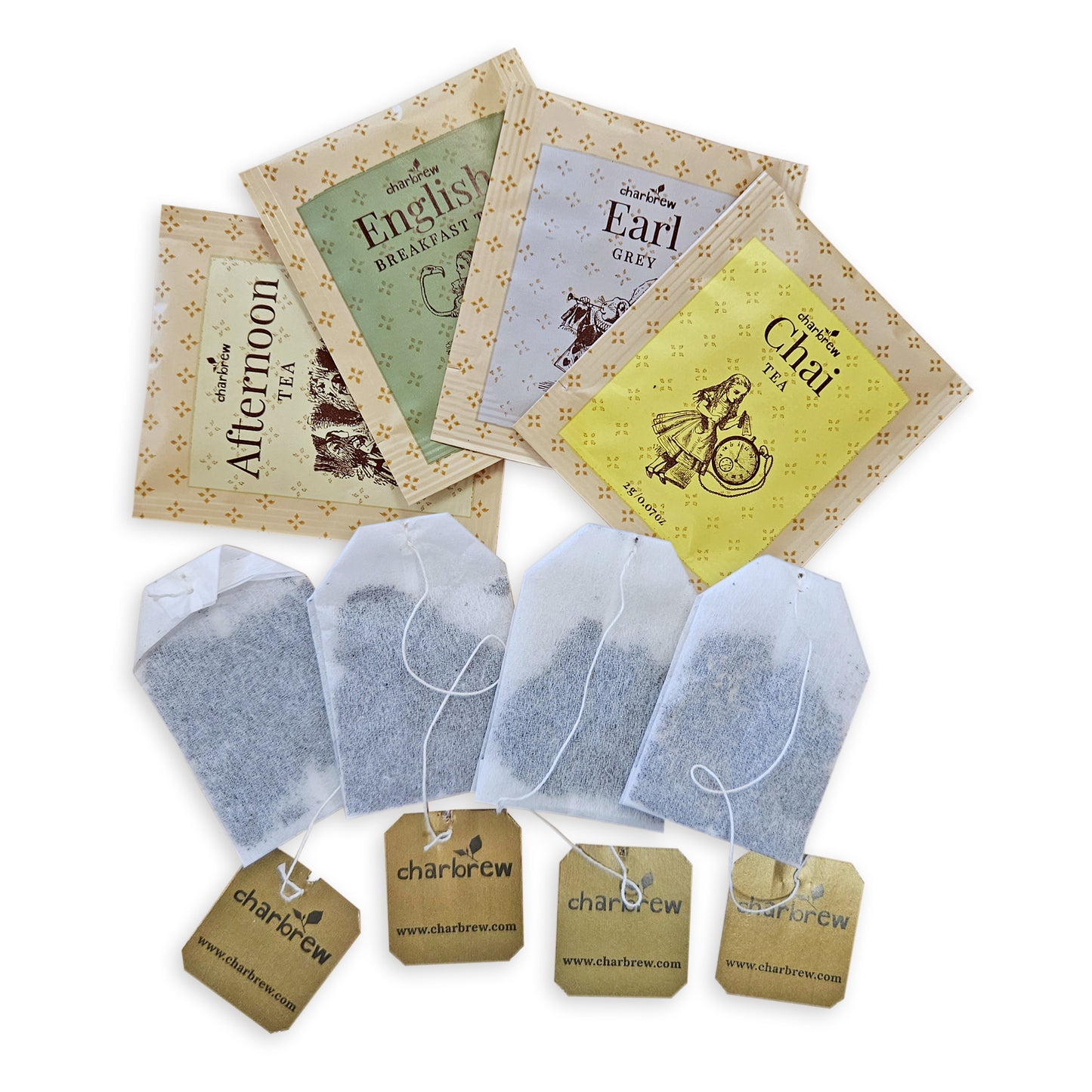 Alice In Wonderland Tea Book Gift - 64 Individually Wrapped Teabags