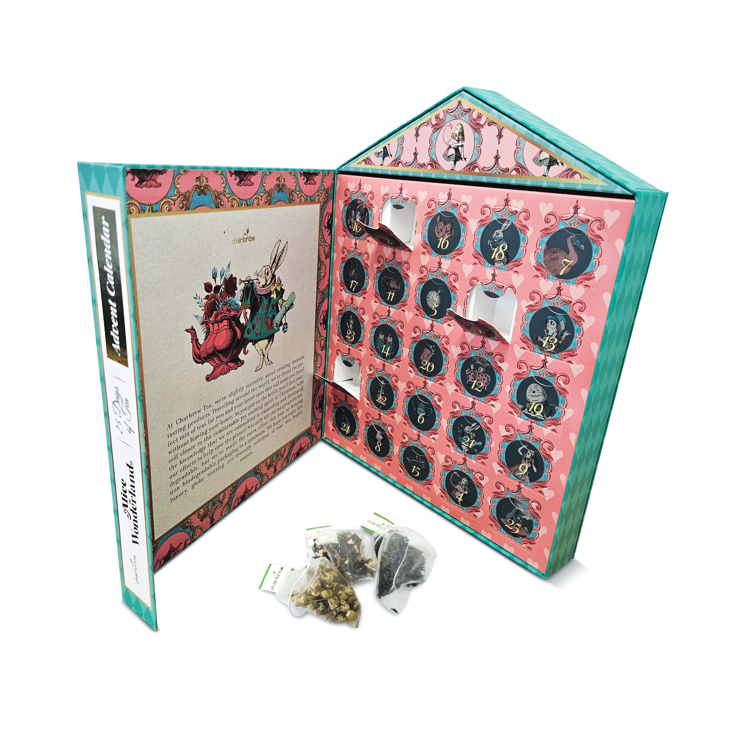 25 Days Of Alice In Wonderland Advent Calendar - 25 Teabags