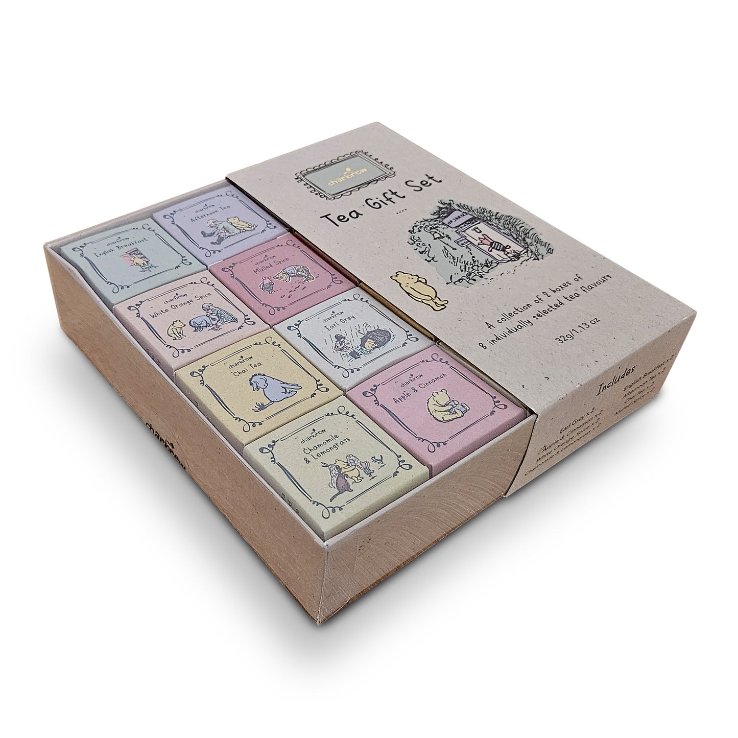 Winnie Assortment Tea Box Gift Set - 16 Teabags