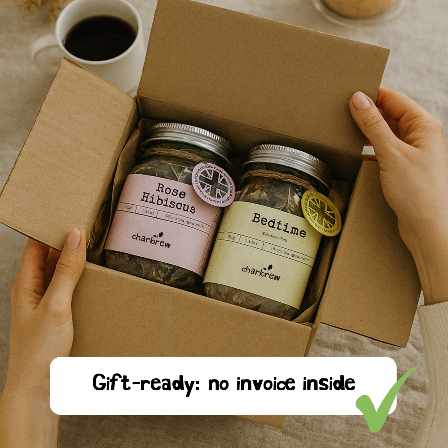 Monthly Tea Subscription - 2 Mason Jar Blends, 30+ Cups a Month