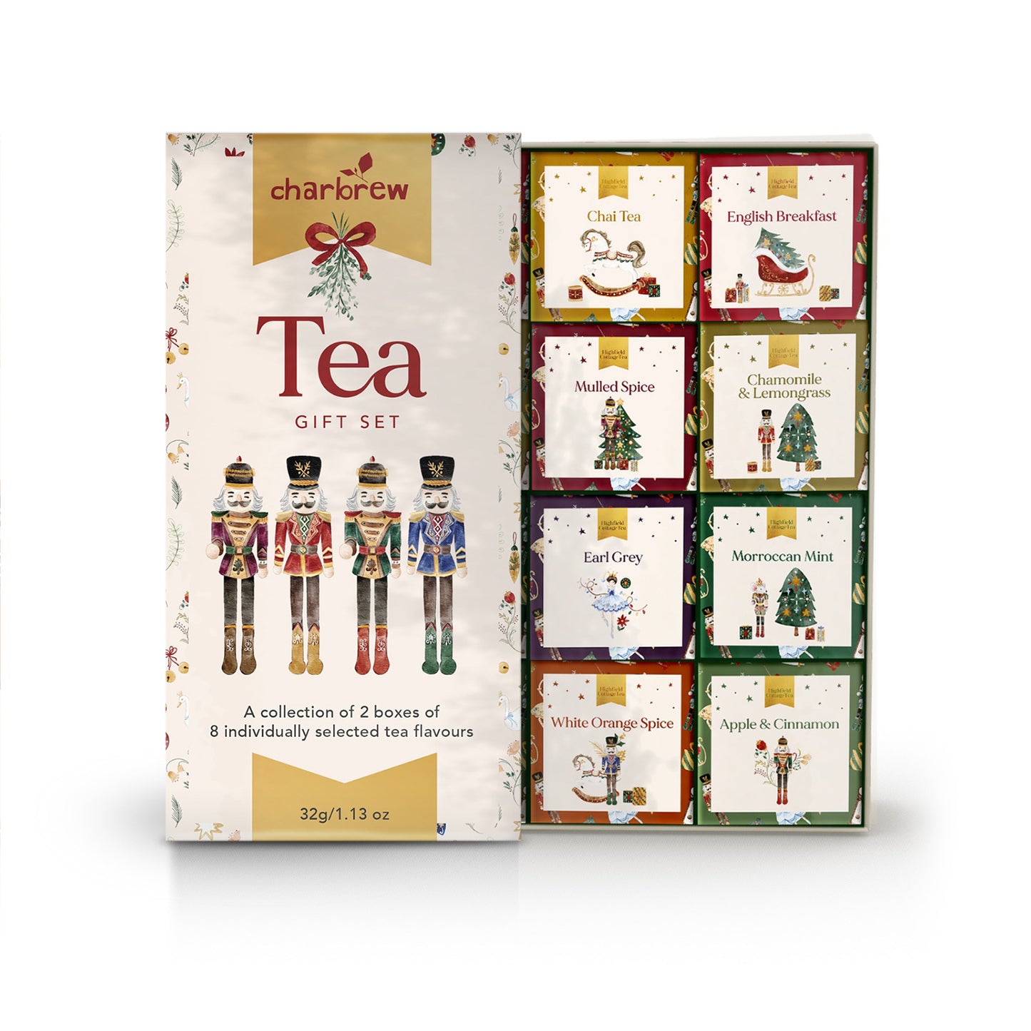 Nutcracker Assortment Tea Box Gift Set - 16 Teabags