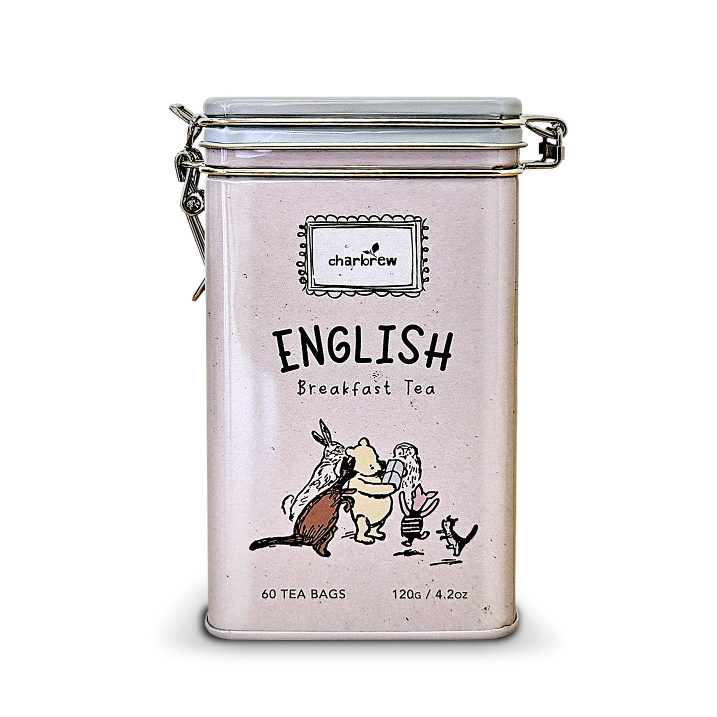 English Breakfast Winnie Tea Tin - 60 Teabags