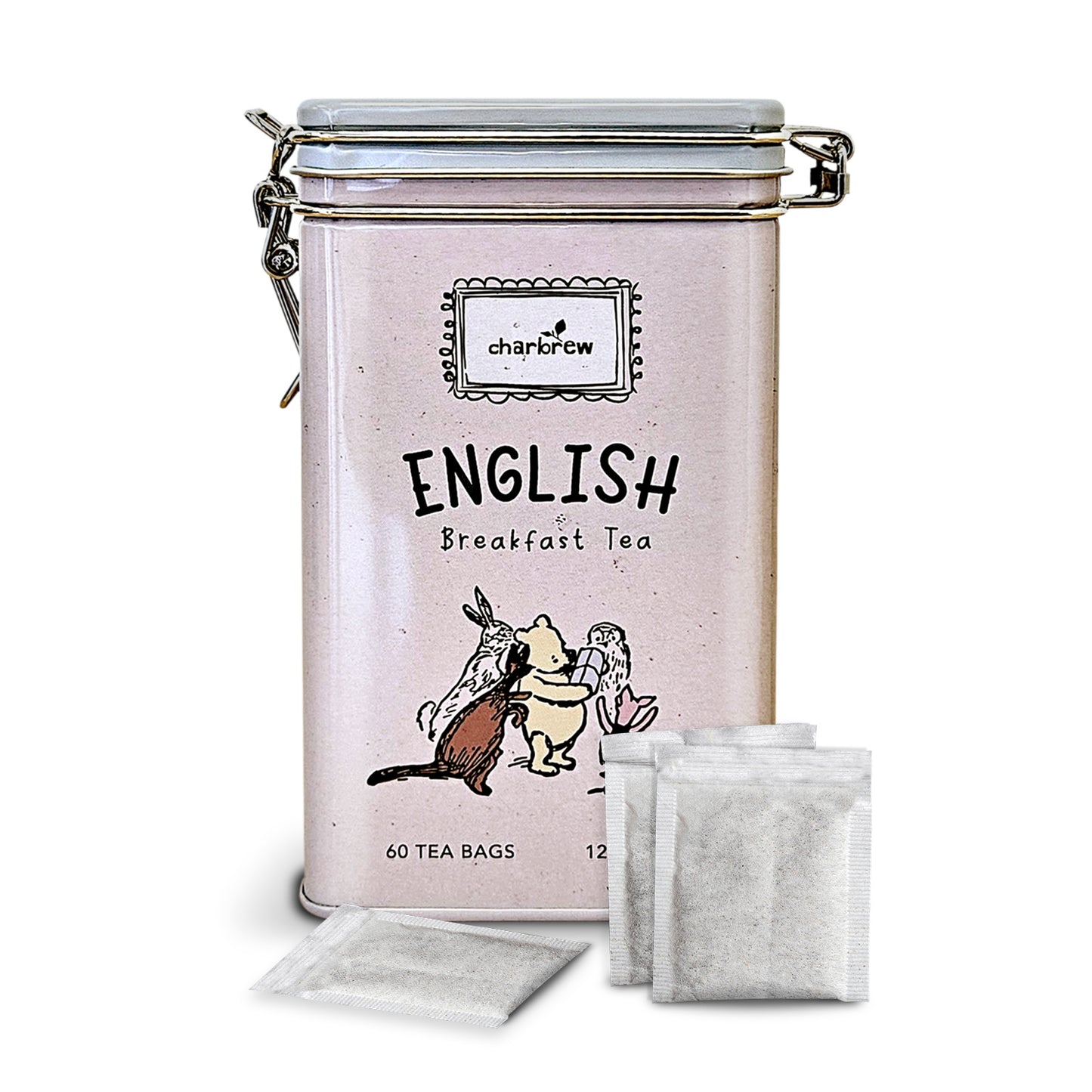 English Breakfast Winnie Tea Tin - 60 Teabags