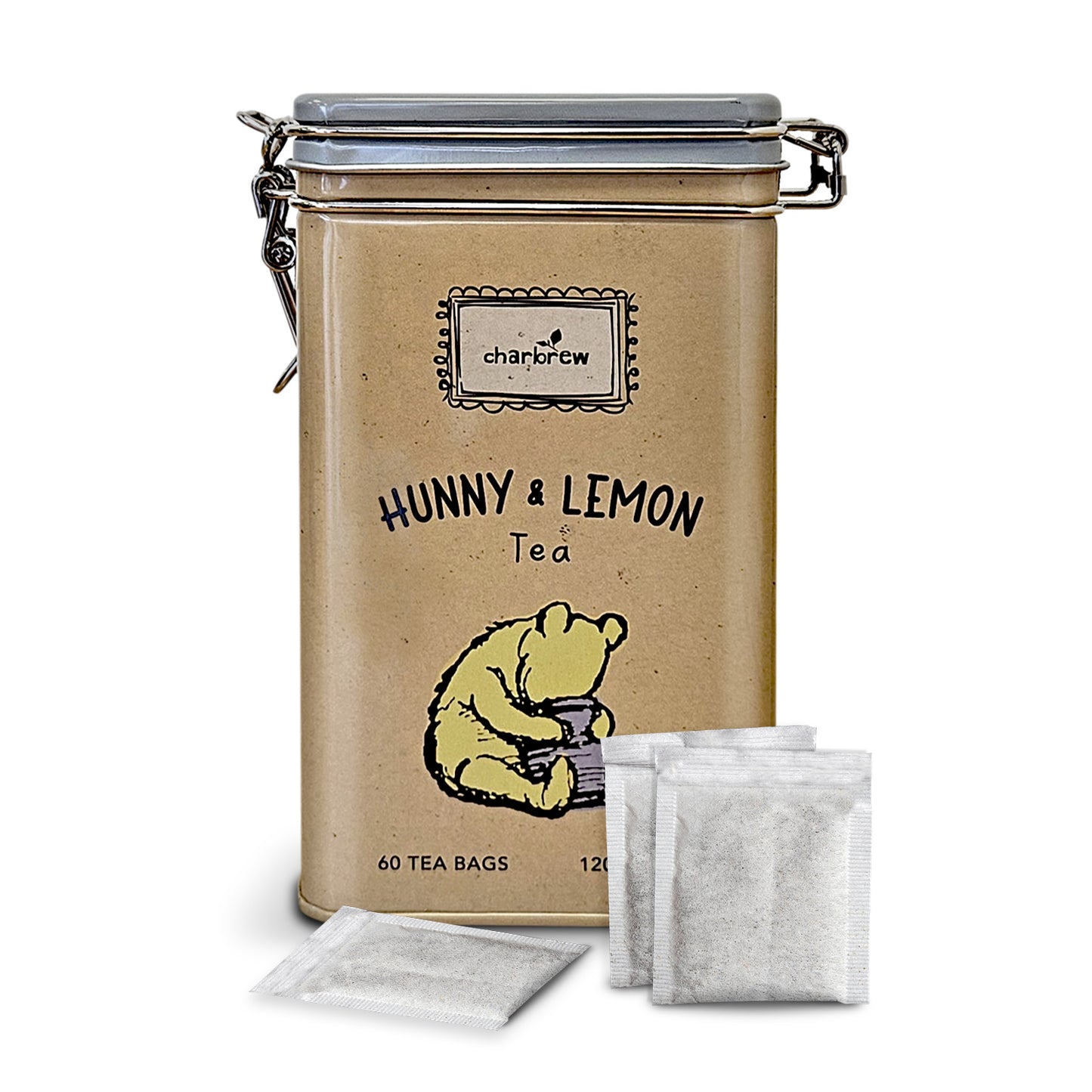 Hunny & Lemon Winnie The Pooh Tea Tin - 60 Teabags