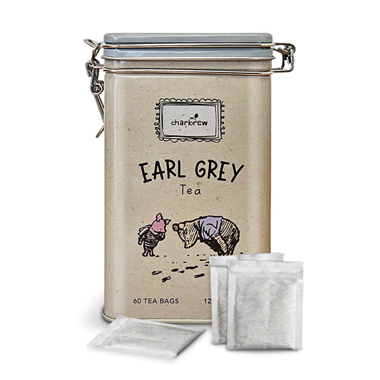 Earl Grey Winnie Tea Tin - 60 Teabags