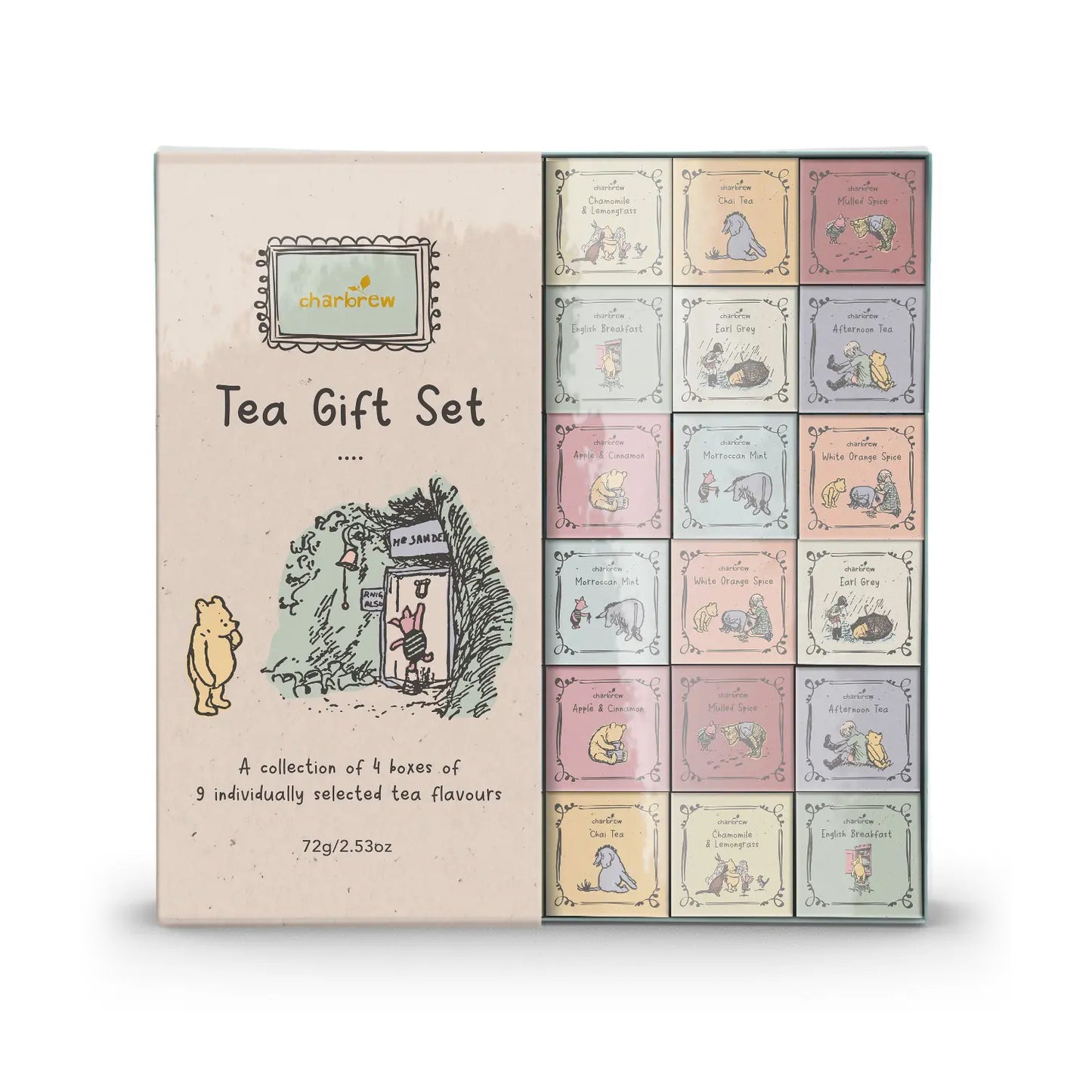Winnie Assortment Tea Box Gift Set - 36 Teabags