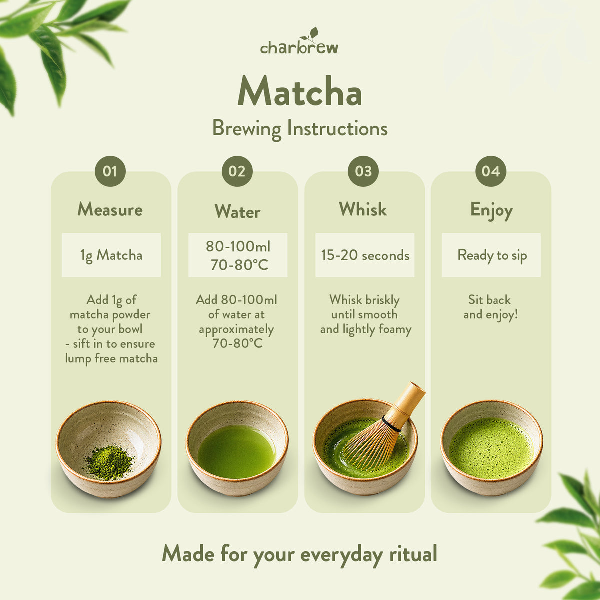 Ceremonial Grade Matcha Powder - 30g