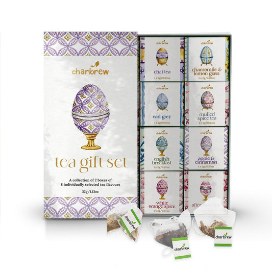 Egg Assortment Tea Box Gift Set - 16 Teabags