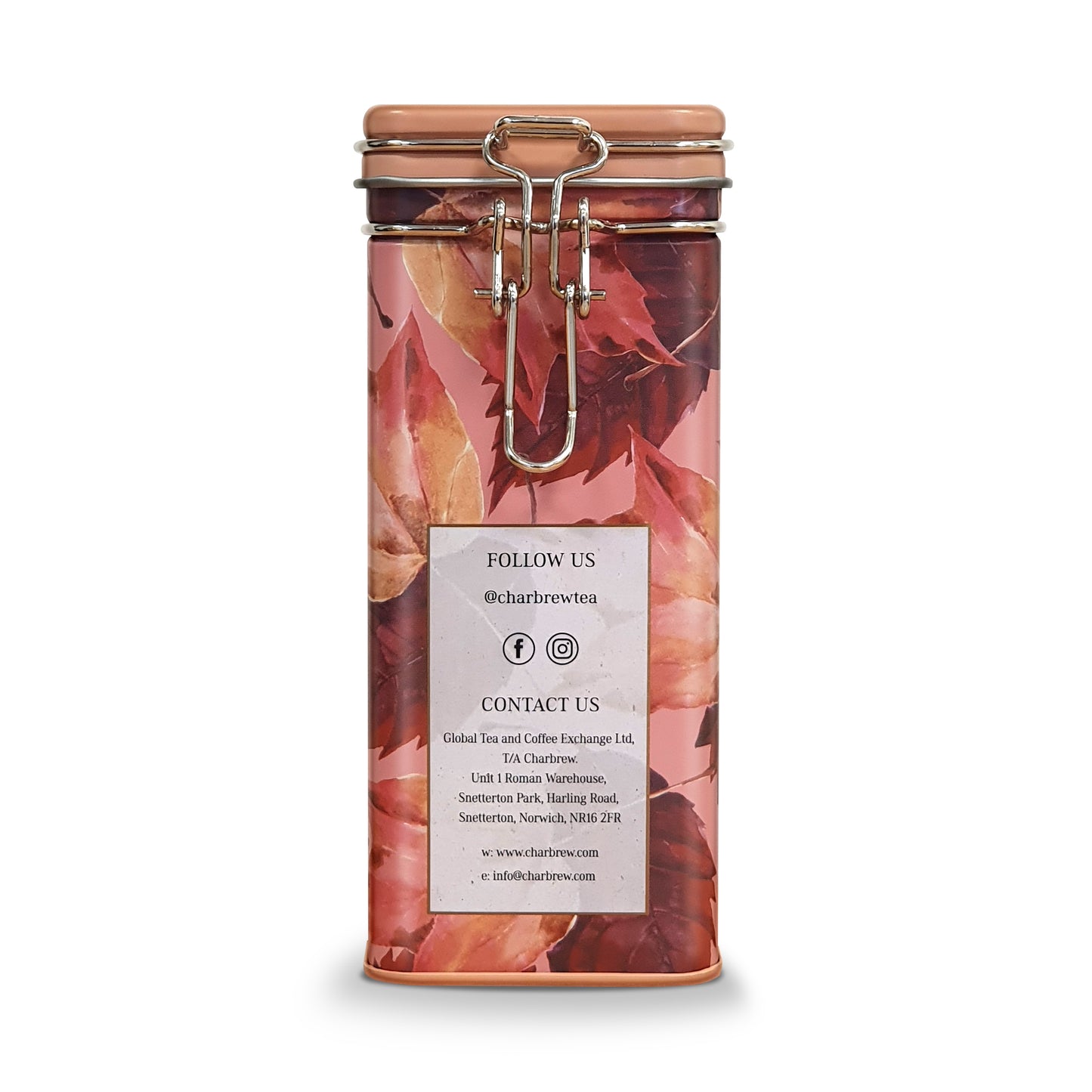 Autumn Floral English Breakfast Tea Tin – 60 Teabags