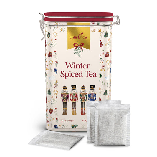 Winter Spiced Nutcracker Christmas Tea Tin – 60 Teabags
