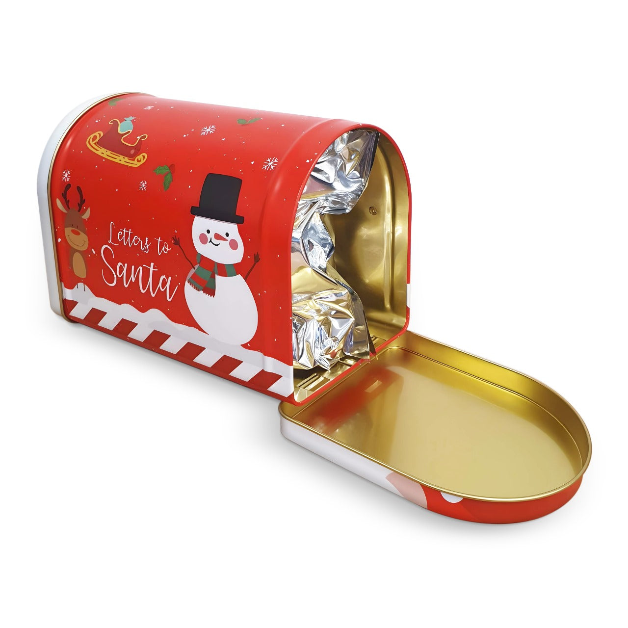 Letters To Santa Post Box English Breakfast Tea Tin – 80 Teabags
