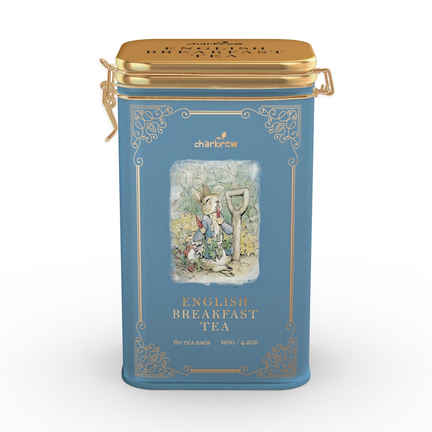 Peter Rabbit English Breakfast Metal Tea Tin - 60 Teabags – Charbrew Tea