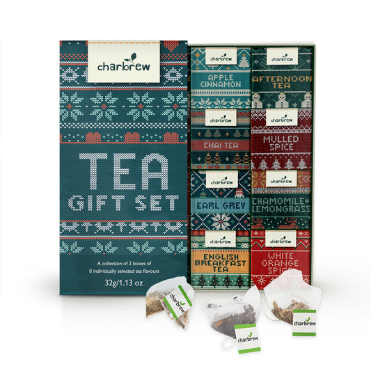 Novelty Christmas Jumper Tea Box Gift Set - 16 Teabags