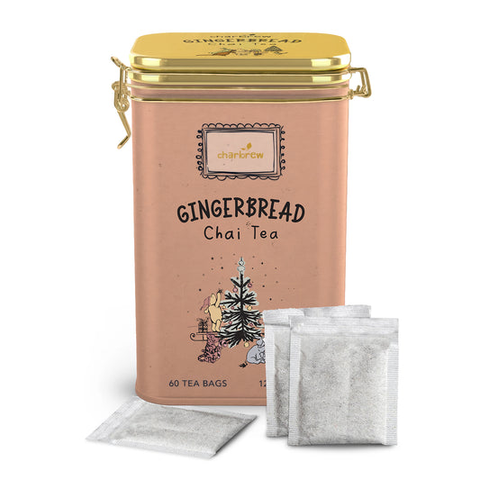 Gingerbread Chai Winnie Tea Tin – 60 Teabags