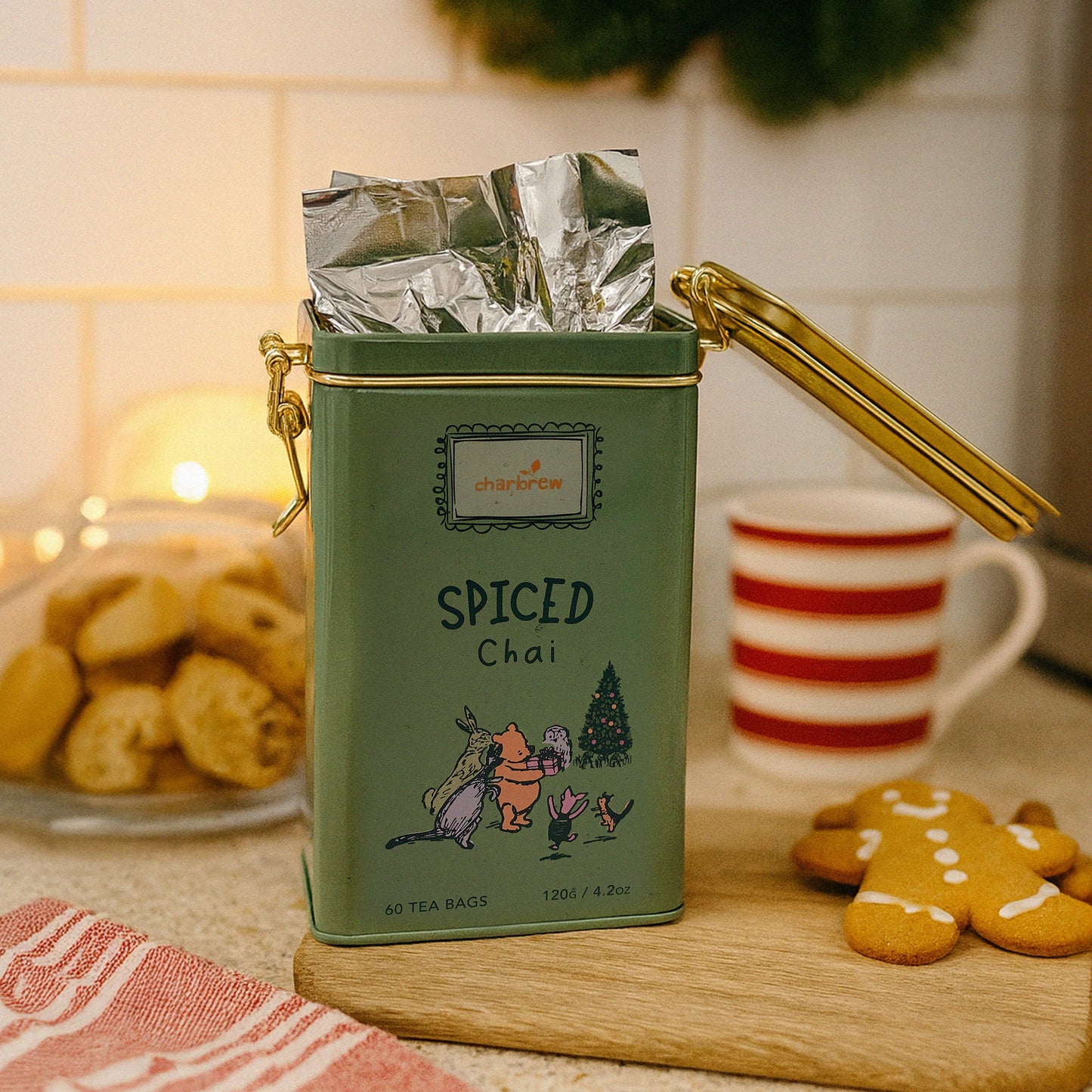 Spiced Chai Winnie Tea Tin – 60 Teabags