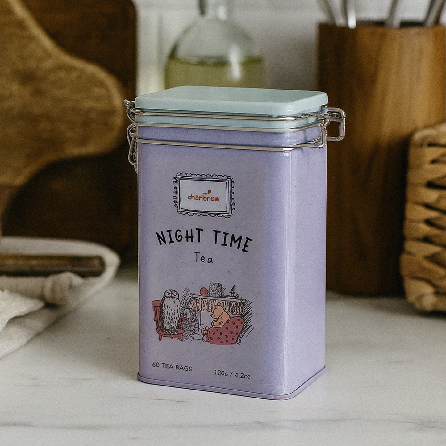 Night Time Winnie Tea Tin – 60 Teabags
