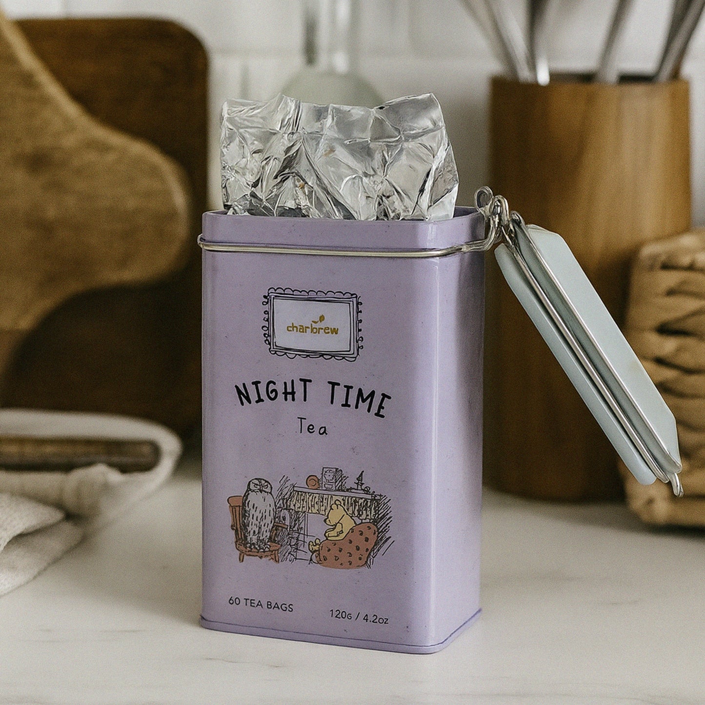Night Time Winnie Tea Tin – 60 Teabags
