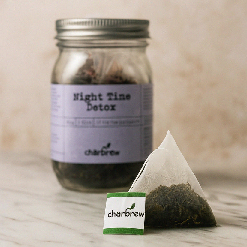 Pyramids Tea Java 16 x Night-Time Biodegradable Tea Pyramids In Reusable Mason Jar ...