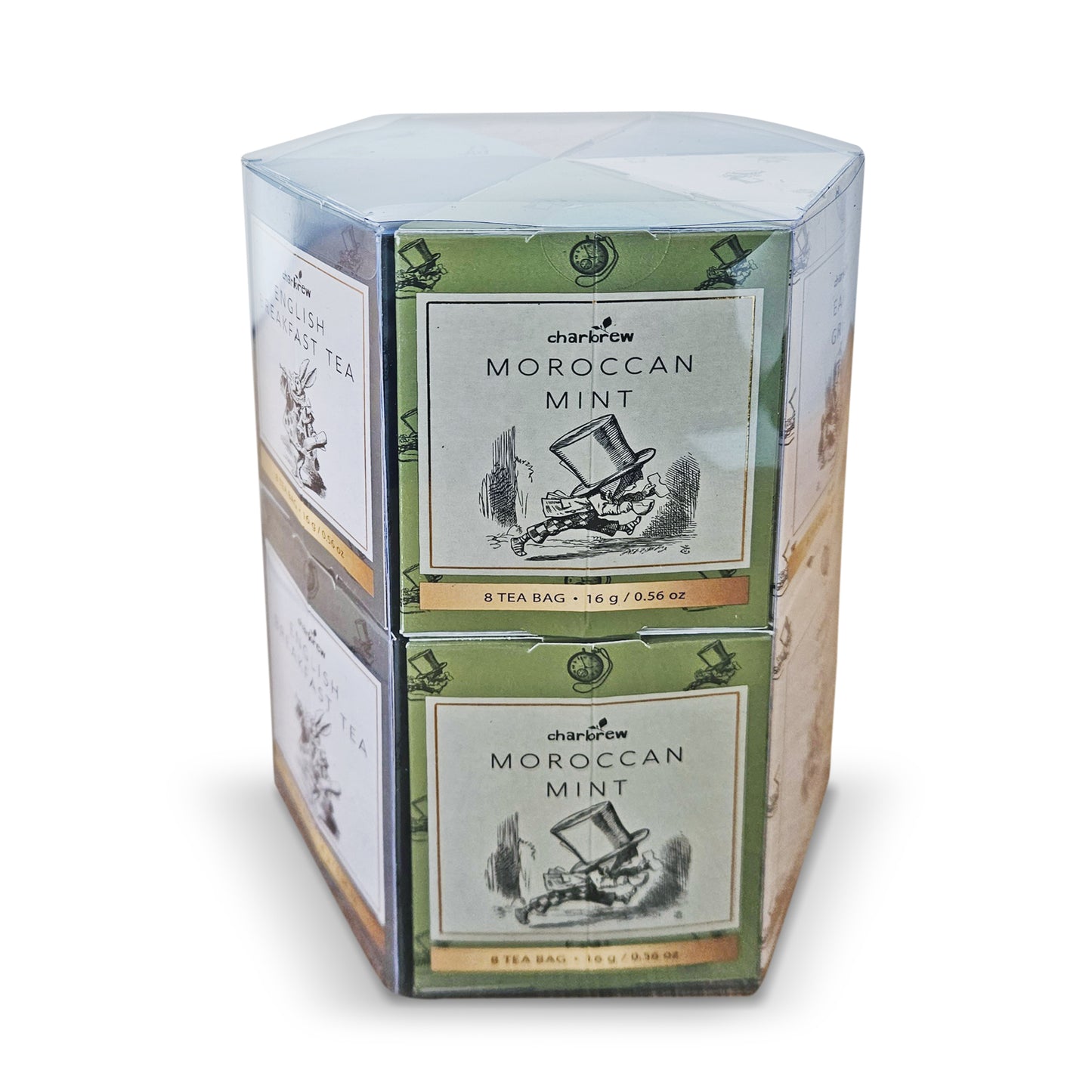 Alice In Wonderland Double Hex Tea Gift Set - 96 Teabags