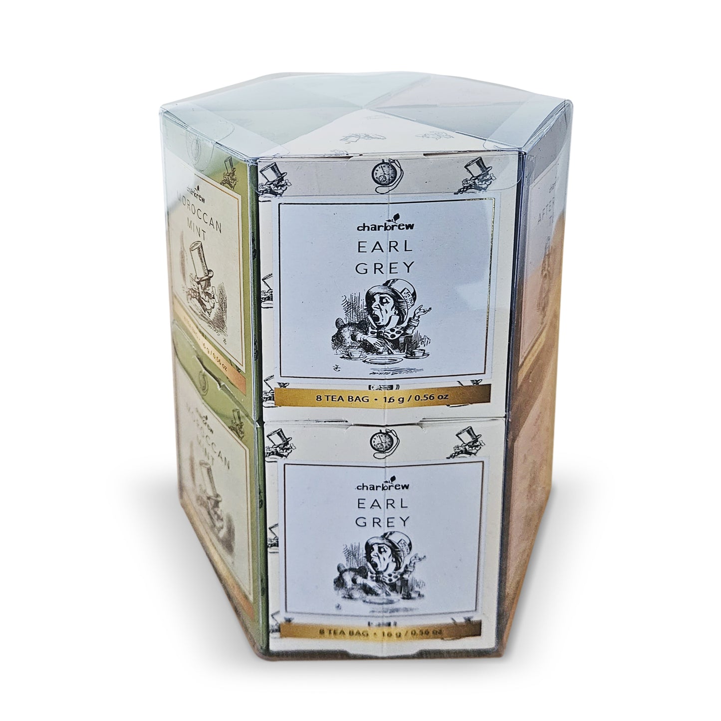 Alice In Wonderland Double Hex Tea Gift Set - 96 Teabags