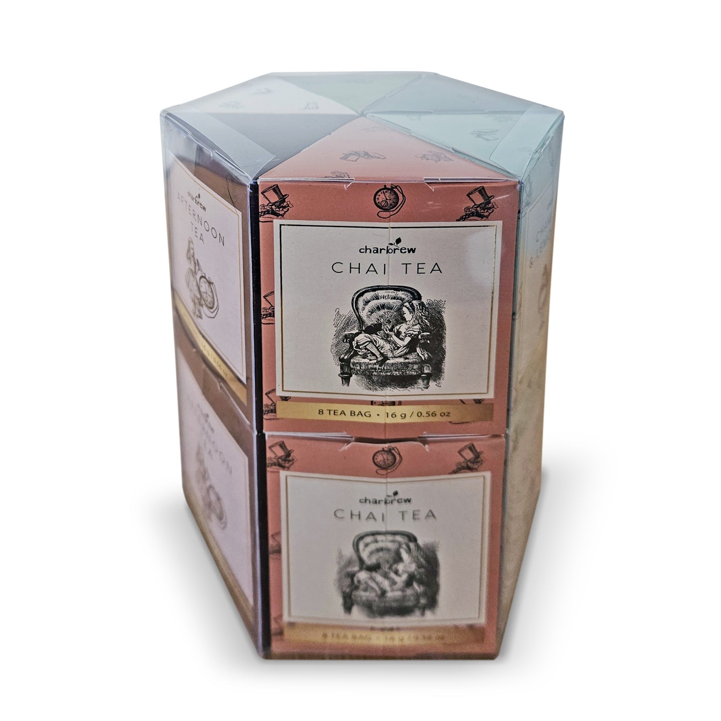 Alice In Wonderland Double Hex Tea Gift Set - 96 Teabags