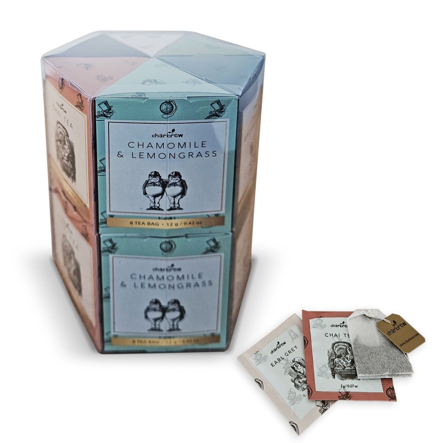 Alice In Wonderland Double Hex Tea Gift Set - 96 Teabags