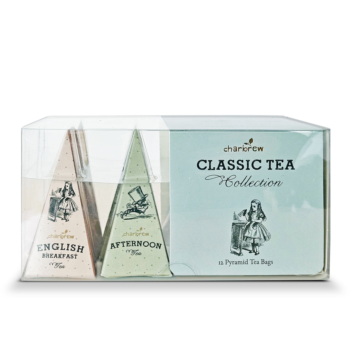 Pyramid Tea Caddy Alice In Wonderland Classic Tea Pyramid Gift Box - 12 Teabags ...