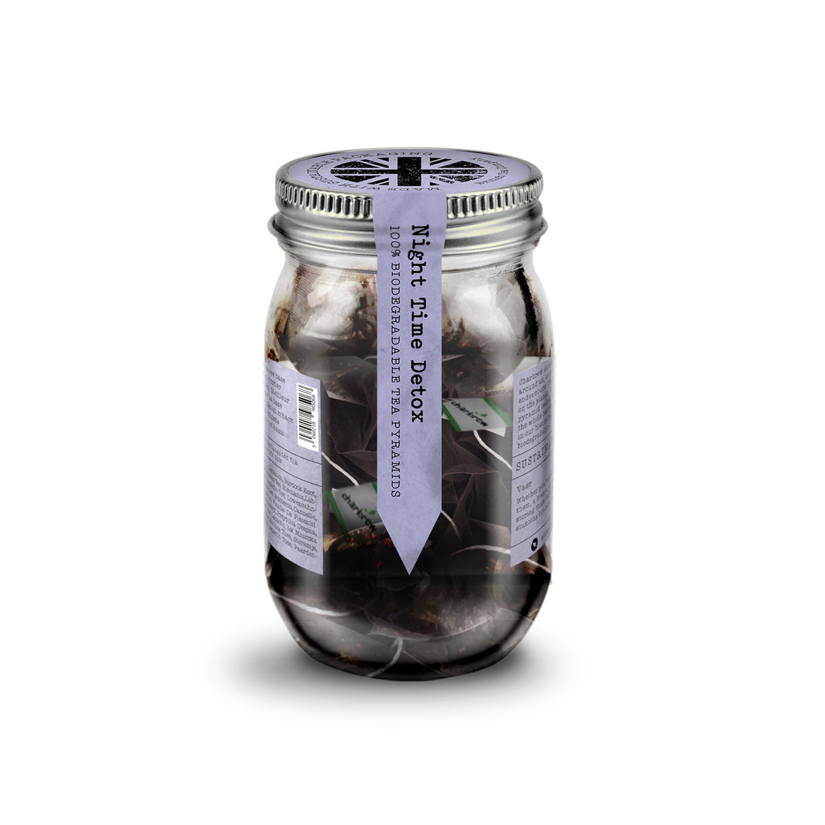 Pyramids Tea Java 16 x Night-Time Biodegradable Tea Pyramids In Reusable Mason Jar ...