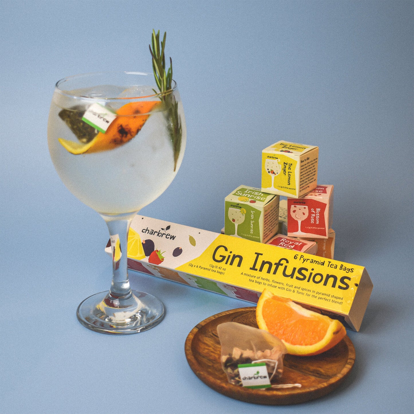 Gin tea infusion gift set