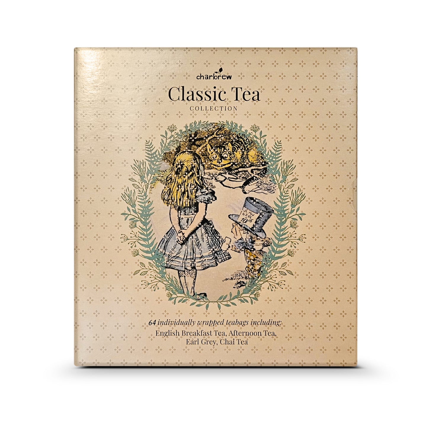 Alice In Wonderland Tea Book Gift - 64 Individually Wrapped Teabags