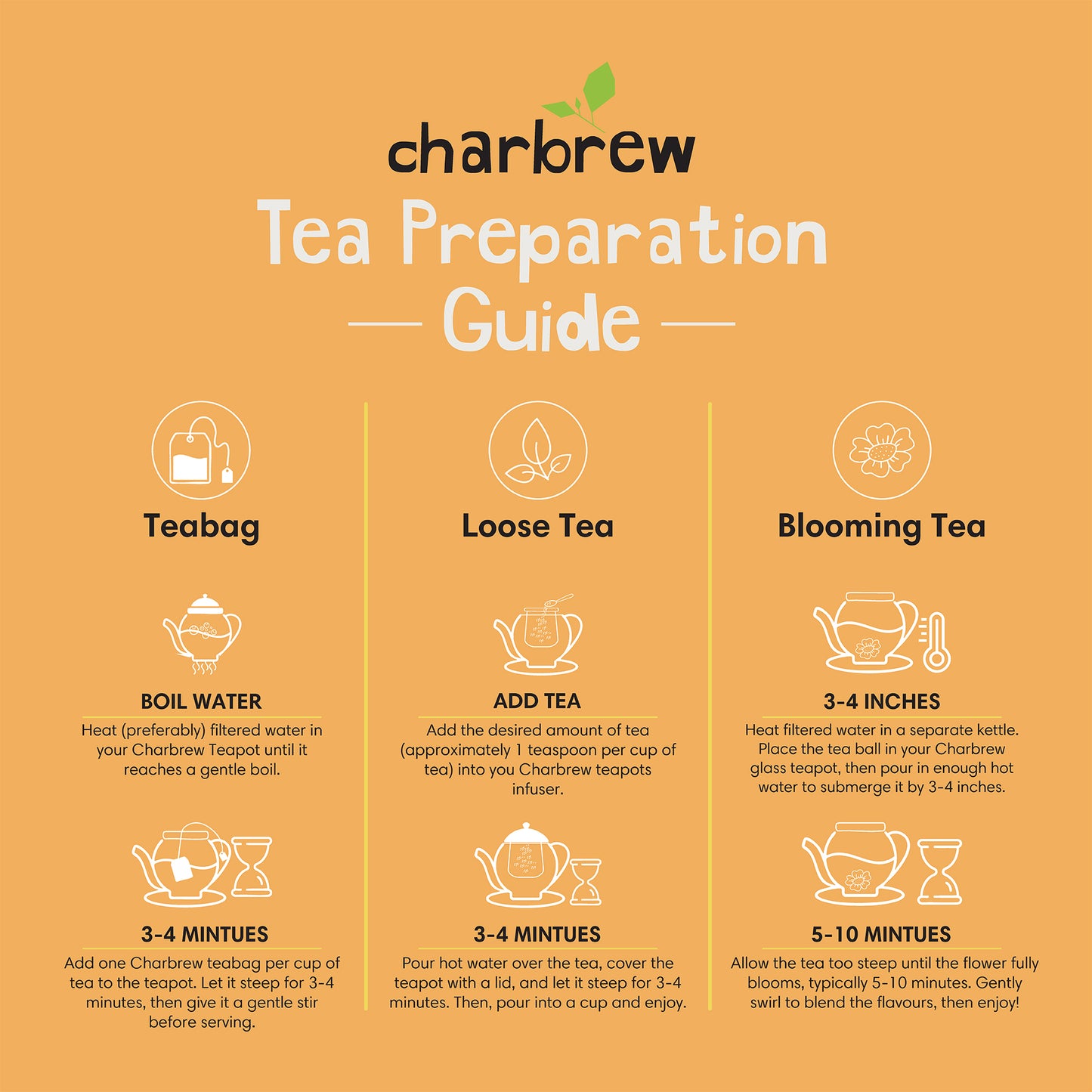 Glass Tea Pot & Tea Strainer For Loose Leaf Tea 400ml